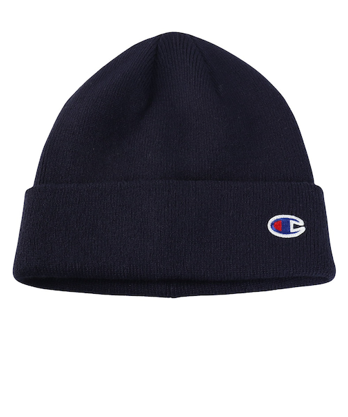 チャンピオン-ヘリテイジ(CHAMPION-HERITAGE)ニットキャップ ワンポイントロゴ 紺 57-59cm C8-C714C 370 ニット帽