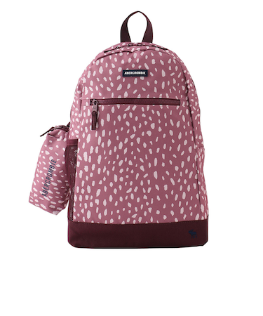 アバクロンビー&フィッチ(Abercrombie & Fitch)リュック AAN A&F PENCIL BAG バックパック ポーチ付き 赤 14L 9AW…