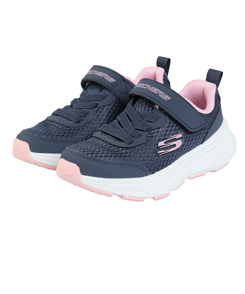 スケッチャーズ（SKECHERS）ジュニアスニーカー スポーツシューズ エッジライド スムース ジャーニー ネイビー 303981L-NVLV