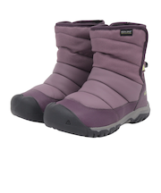 キーン（KEEN）ビッグキッズ パフライダー ウォータープルーフ 防水 ウインターブーツ パープル 1029470