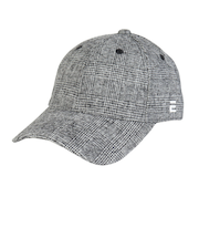 エルケクス（ELKEX）キャップ Eロゴグレンチェックキャップ 黒×白 55-59cm EKM5FA0027 BKXWH スポーツキャップ チェック