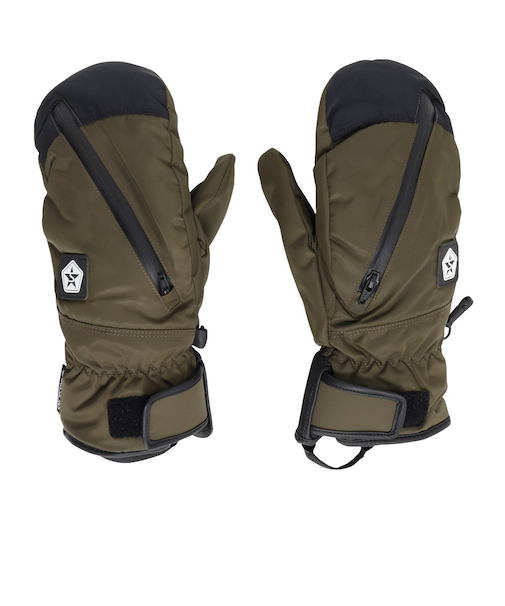 セッションズ（SESSIONS）ウインター ジッパーミトングローブ 25020302 KHAKI