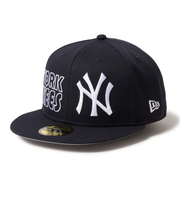 ニューエラ（NEW ERA）キャップ 59FIFTY Neon Tube ネオンチューブロゴ ニューヨーク・ヤンキース ネイビー 14668132