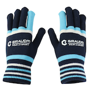 手袋 ベーシックニットグローブ 両手用 青 WG5F0005-WA900-GRST SAX 防寒 寒さ対策