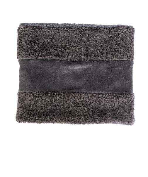 クー（Coo.）リバーシブル ボーダーネックウォーマー チャコールグレー 900CO5ST0034 CGRY 防寒小物