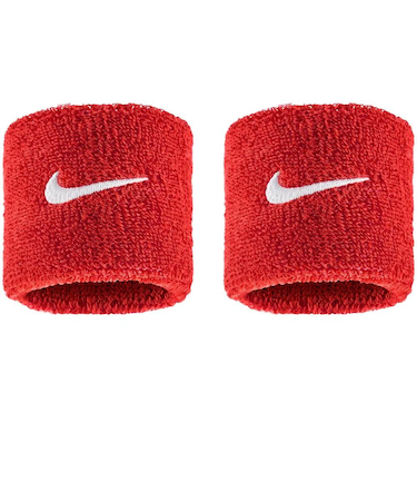 ナイキ（NIKE）リストバンド スウッシュ クラシック 2P 赤 レッド BN3000-610