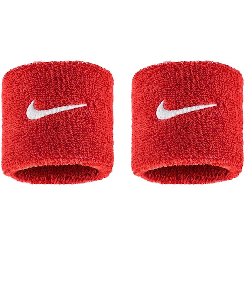ナイキ（NIKE）リストバンド スウッシュ クラシック 2P 赤 レッド BN3000-610