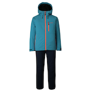 フェニックス(PHENIX)スキーウエア ソリッドカラーツーピース 上下セット PSM252P41TURQUOISE BLUE