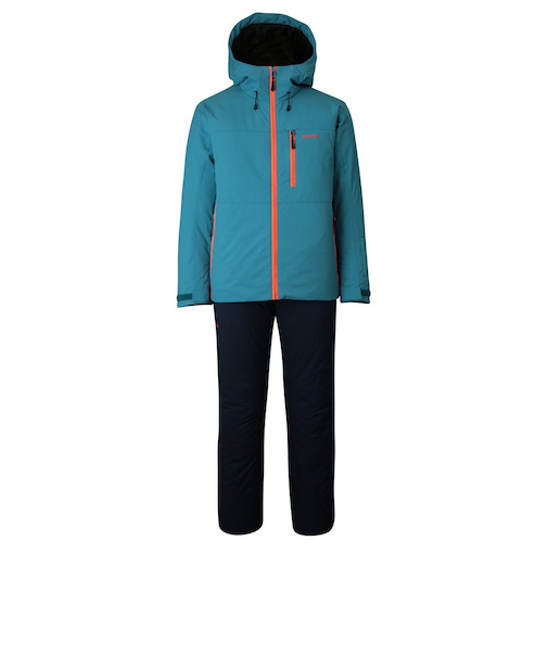 フェニックス(PHENIX)スキーウエア ソリッドカラーツーピース 上下セット PSM252P41TURQUOISE BLUE