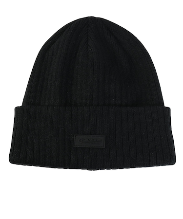 ニットキャップ リブカフワッチ 黒 CP5F0001-WA897-GRST BLK ニット帽 防寒
