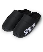 ニューエラ(NEW ERA)ルームシューズ ワードマーク 黒 S-Lサイズ(25-27cm) 14669934
