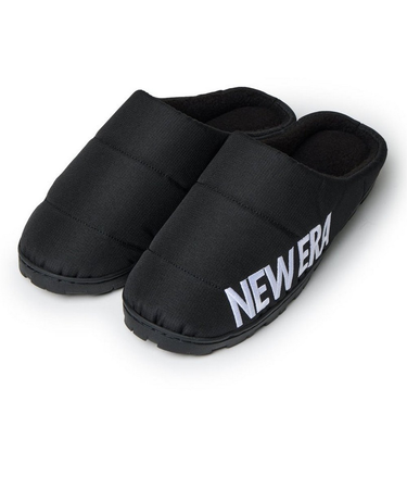 ニューエラ（NEW ERA）ルームシューズ ワードマーク 黒 S-Lサイズ(25-27cm) 14669934