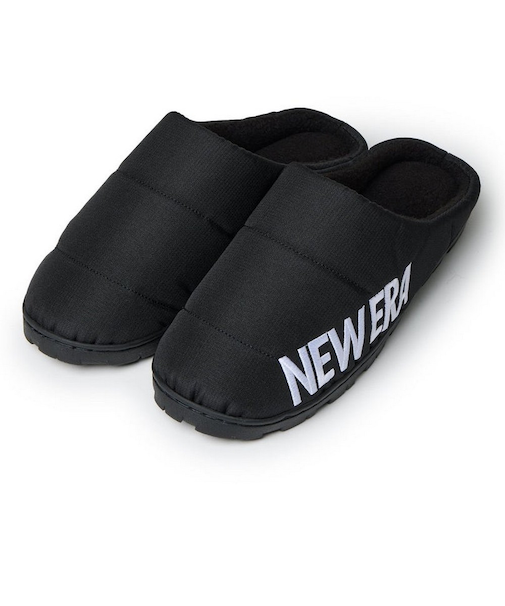 ニューエラ（NEW ERA）ルームシューズ ワードマーク 黒 S-Lサイズ(25-27cm) 14669934