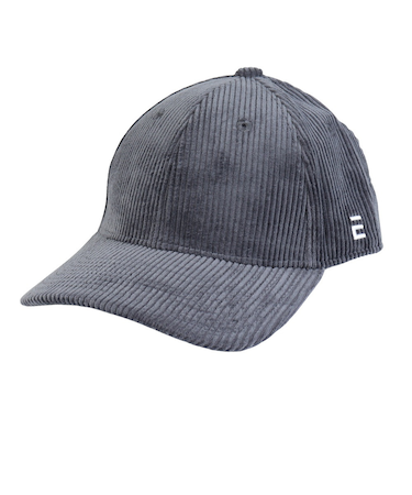 エルケクス（ELKEX）キャップ Eロゴコーデュロイキャップ チャコールグレー 55-59cm EKM5FA0028 CGRY スポーツキャップ
