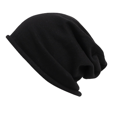 クー（Coo.）帽子 ニットキャップ 軽量ビッグビーニー 黒 ブラック 897CO5ST0037 BLK