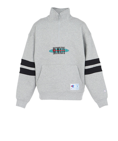 チャンピオン-ヘリテイジ(CHAMPION-HERITAGE)SF ルーズ ハーフジップ スウェットシャツ C3-C013 070