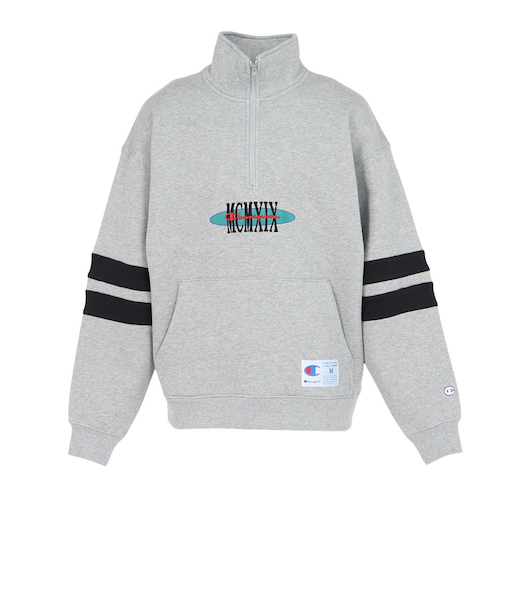 チャンピオン-ヘリテイジ(CHAMPION-HERITAGE)SF ルーズ ハーフジップ スウェットシャツ C3-C013 070