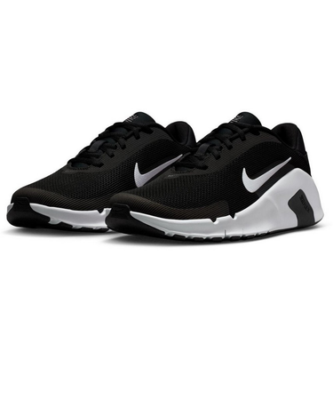 ナイキ(NIKE)ジムシューズ トレーニングシューズ フレックス トレイン 4E ブラック ホワイト HV9982-003 スニーカー