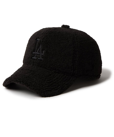 ニューエラ(NEW ERA)キャップ 920 Boa ロゴ ボアフリース ロサンゼルス・ドジャース 黒 Mサイズ 14667963 スポーツキャップ