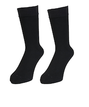 クー(Coo.)ヒートクロス 二重編み ソックス 2足組 894CO5GSA0112 BLK