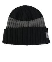 ライズ（RYZ）ニットキャップ ボーダーボリュームリブカフワッチ 黒×グレー RZ20ST25FW0028 BKXGY 帽子 ニット帽 防寒