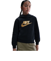 ナイキ(NIKE)ジュニア スポーツウェア クラブ フリース フーディ ゴールド SATN IH2874-010