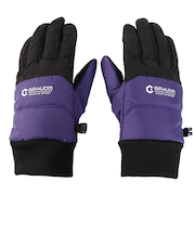 手袋 WATER REP グローブ 両手用 紫 M-LLサイズ(23-27cm) WG5F0008-WA900-GRSN PUL 撥水 指出し 防寒 寒さ対策