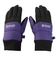手袋 WATER REP グローブ 両手用 紫 M-LLサイズ(23-27cm) WG5F0008-WA900-GRSN PUL 撥水 指出し 防寒 寒さ対策