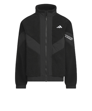 アディダス（adidas）キッズ ワーディング パック ルーズフィット ボア フルジップ ジャケット CA268-KA3782