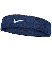 ナイキ(NIKE)スウッシュ クラシック ヘッドバンド 紺 ネイビー BN1000-463