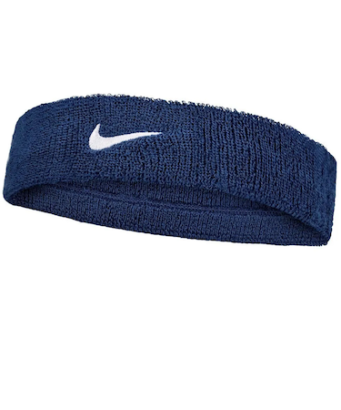 ナイキ（NIKE）スウッシュ クラシック ヘッドバンド 紺 ネイビー BN1000-463