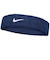 ナイキ（NIKE）スウッシュ クラシック ヘッドバンド 紺 ネイビー BN1000-463