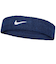ナイキ（NIKE）スウッシュ クラシック ヘッドバンド 紺 ネイビー BN1000-463
