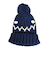 クー（Coo.）帽子 ジュニア ニットキャップ ポンポンカフワッチ 紺 ネイビー  899CO5ST0027 NVY