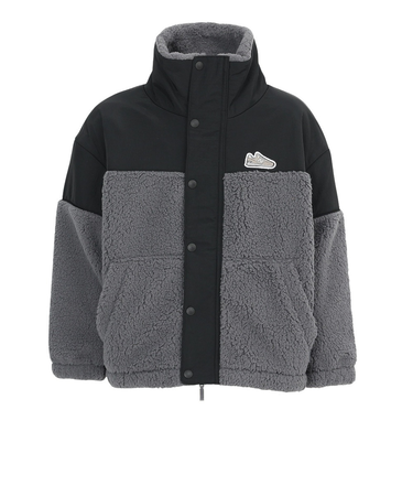 ニューバランス（new balance）ジュニア シューパッチボアジャケット ABJ55566BK