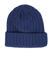 クー(Coo.)帽子 ニットキャップ ベーシックボリュームリブワッチ 紺 ネイビー 897CO5ST0026 NVY