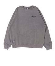 リーフ（REEF）ヘリテージ ウォッシュド クルーネック スウェット RFSWM2520-GRG