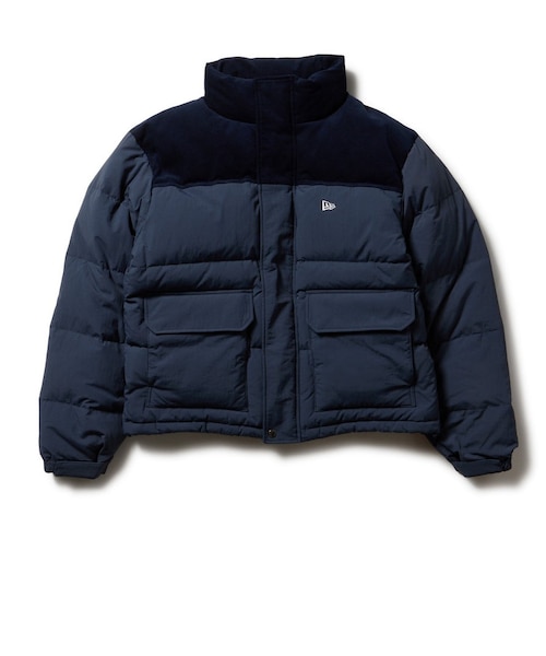 ニューエラ（NEW ERA）ダウンベスト コーデュロイ ナイロン コンビ