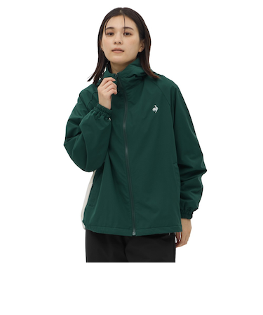 ルコックスポルティフ(lecoqsportif)裏起毛ウィンドブレーカージャケット LT5FWB30L GR00