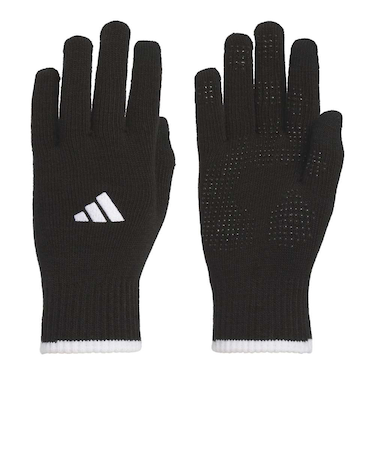 アディダス（adidas）手袋 ベーシック ニットグローブ 黒 ブラック S-Lサイズ BT061-JZ1729