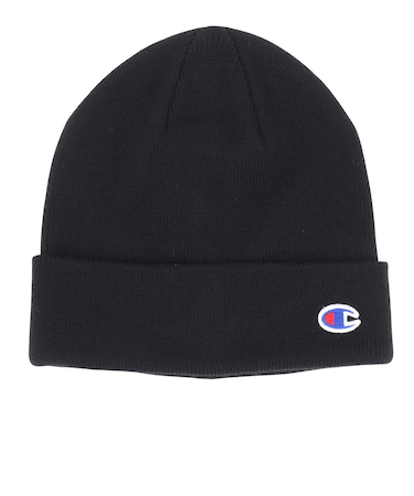 チャンピオン-ヘリテイジ（CHAMPION-HERITAGE）ニットキャップ ワンポイントロゴ 黒 57-59cm C8-C714C 090 ニット帽