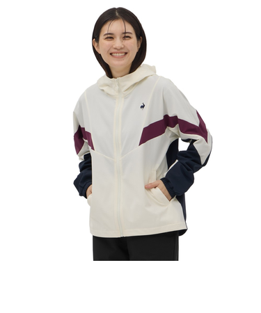 ルコックスポルティフ（lecoqsportif）ヒートナビクロスジャケット LT5FJK21L WH01
