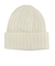 クー（Coo.）帽子 ニットキャップ ベーシックボリュームリブワッチ オフホワイト 白 897CO5ST0026 WHT