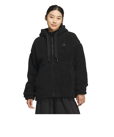 アディダス（adidas）ボア シェルパ ルーズフィット フルジップ ジャケット SH901-KA0961