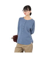 エルケクス（ELKEX）長袖 HENRY ニット EKL5FA0018 BLU