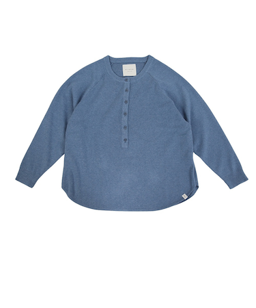 エルケクス（ELKEX）長袖 HENRY ニット EKL5FA0018 BLU