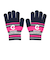 手袋 ジュニア ボーダーニットグローブ ピンク WG5F0006-WA902-GRST PNK 滑り止め付き 防寒 ジュニア手袋