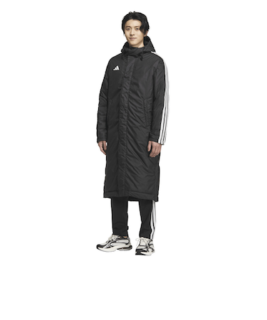 アディダス（adidas）スリーストライプス ルーズフィット ロング ボアコート BW566-KA1302