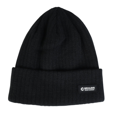 ニットキャップ ジュニア リブカフワッチ 黒 CP5F0002-WA899-GRST BLK ニット帽 防寒 ジュニア キッズ用