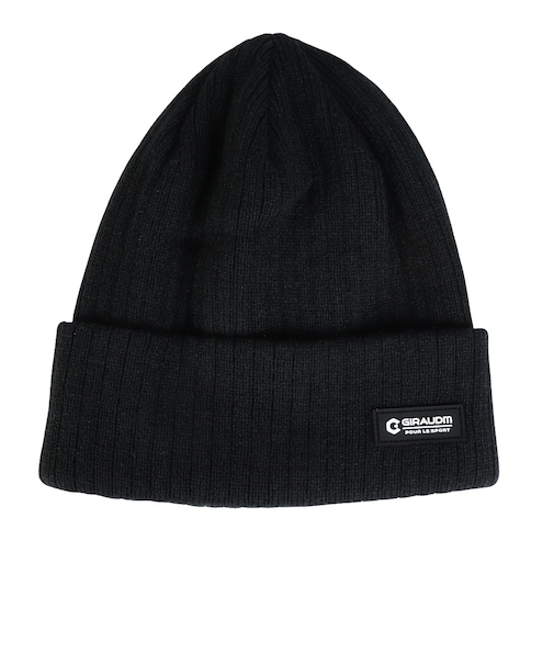ニットキャップ ジュニア リブカフワッチ 黒 CP5F0002-WA899-GRST BLK ニット帽 防寒 ジュニア キッズ用